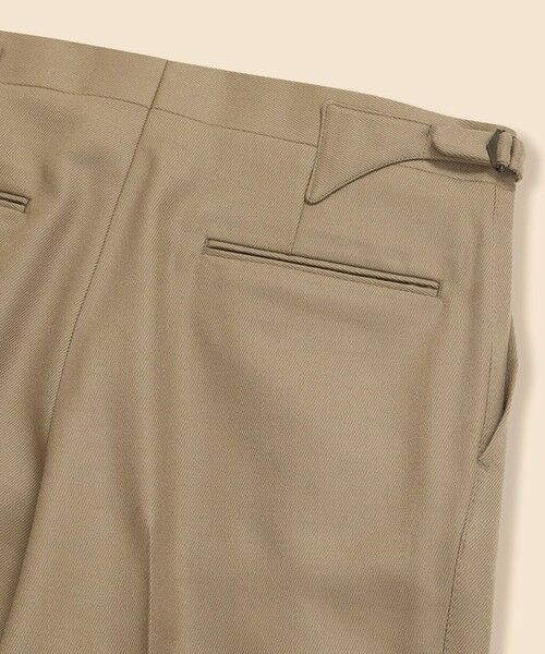 Brooks Brothers / ブルックス ブラザーズ スラックス・ドレスパンツ | ウール コバートツイル プリーテッド トラウザーズ | 詳細5