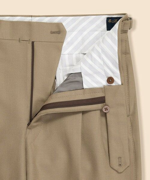 Brooks Brothers / ブルックス ブラザーズ スラックス・ドレスパンツ | ウール コバートツイル プリーテッド トラウザーズ | 詳細6