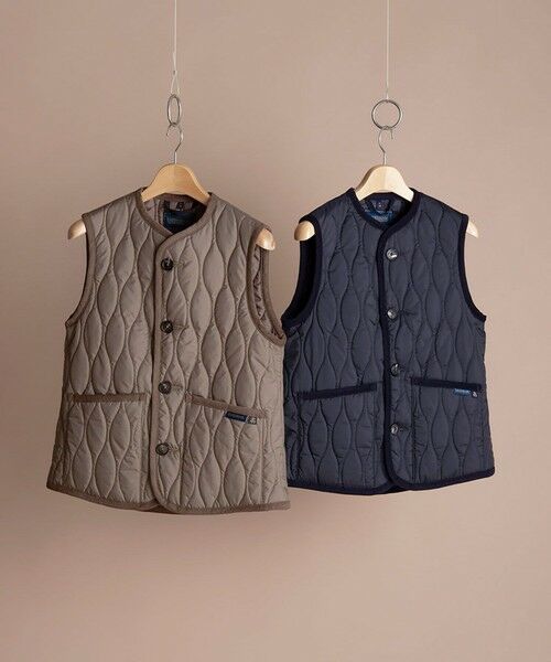 Brooks Brothers / ブルックス ブラザーズ ベスト | Brooks Brothers×LAVENHAM　ソーンハム　キルティングベスト　Made in UK | 詳細9