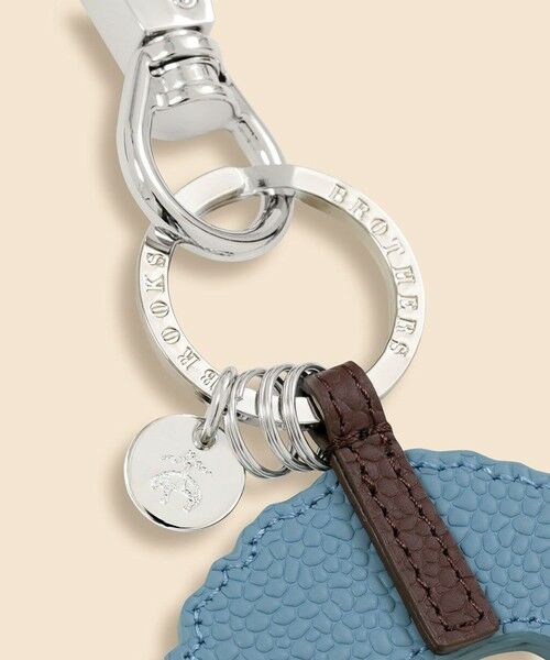 Brooks Brothers / ブルックス ブラザーズ キーホルダー・ストラップ | カウレザー　GFロゴ　キーフォブ | 詳細2