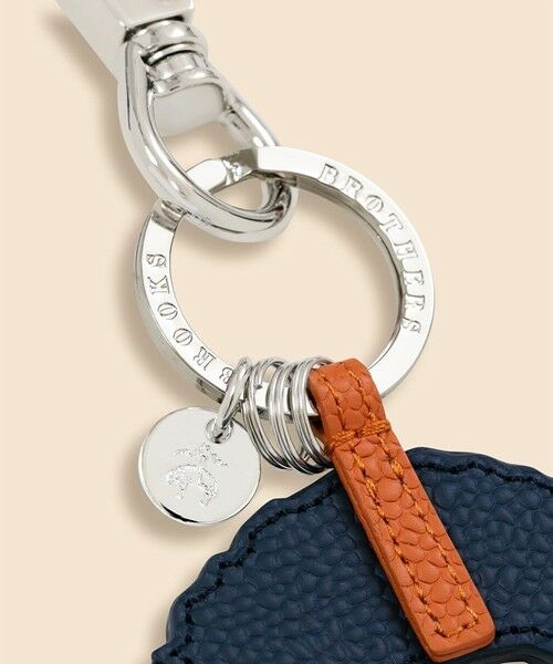 Brooks Brothers / ブルックス ブラザーズ キーホルダー・ストラップ | カウレザー　GFロゴ　キーフォブ | 詳細3
