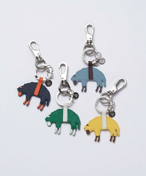 Brooks Brothers / ブルックス ブラザーズ キーホルダー・ストラップ | カウレザー　GFロゴ　キーフォブ | 詳細5