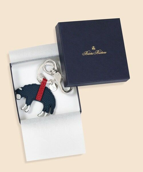 Brooks Brothers / ブルックス ブラザーズ キーホルダー・ストラップ | ◆オンラインストア限定◆　カウレザー　GFロゴ　キーフォブ | 詳細2