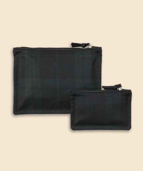 Brooks Brothers / ブルックス ブラザーズ ポーチ | ウールツイル　ブラックウォッチ　ポーチセット | 詳細1