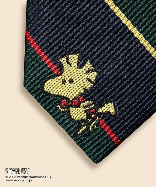 Brooks Brothers / ブルックス ブラザーズ ネクタイ | Brooks Brothers × PEANUTS　シルク　スヌーピー＆ウッドストックエンブロイダリー　アーガイルサザーランド　ジャカードタイ | 詳細3