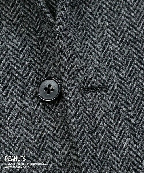 Brooks Brothers / ブルックス ブラザーズ テーラードジャケット | Brooks Brothers × PEANUTS　ハリスツイード　スヌーピーエンブレム　３釦段返りジャケット　Traditional | 詳細4