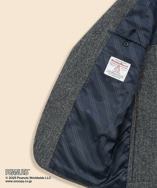 Brooks Brothers / ブルックス ブラザーズ テーラードジャケット | Brooks Brothers × PEANUTS　ハリスツイード　スヌーピーエンブレム　３釦段返りジャケット　Traditional | 詳細5