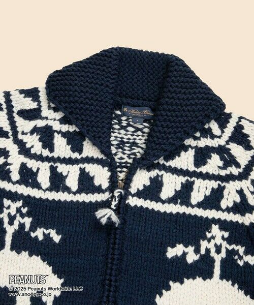 Brooks Brothers / ブルックス ブラザーズ カーディガン・ボレロ | Brooks Brothers × PEANUTS　ウール　スヌーピー　フルジップ　カウチンセーター | 詳細2