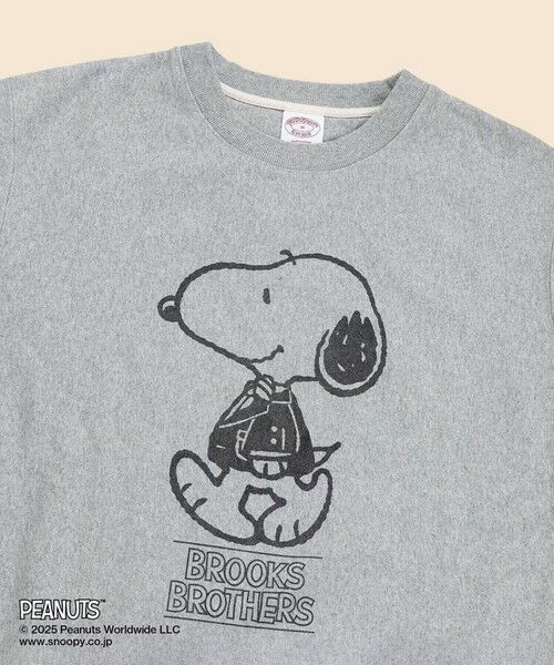 Brooks Brothers / ブルックス ブラザーズ スウェット | Brooks Brothers × PEANUTS　コットンフレンチテリー　スヌーピープリント　スウェットシャツ | 詳細1