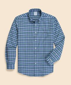Brooks Brothers / ブルックス ブラザーズ シャツ・ブラウス | ストレッチオックスフォード　GFロゴ　シーズナルパターン　カジュアルシャツ　Regular Fit