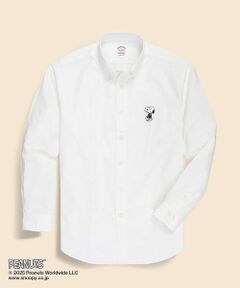 Brooks Brothers / ブルックス ブラザーズ シャツ・ブラウス | Brooks Brothers × PEANUTS　スーピマコットン　スヌーピーエンブロイダリー　カジュアルシャツ　Traditional Fit