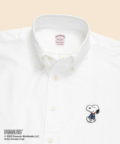 Brooks Brothers / ブルックス ブラザーズ シャツ・ブラウス | Brooks Brothers × PEANUTS スーピマコットン スヌーピーエンブロイダリー カジュアルシャツ Traditional Fit | 詳細1