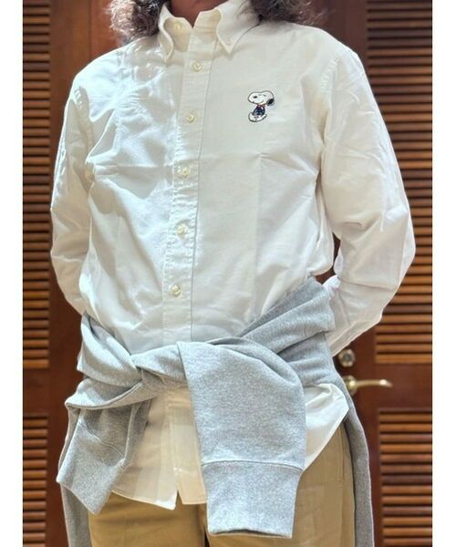 Brooks Brothers / ブルックス ブラザーズ シャツ・ブラウス | Brooks Brothers × PEANUTS スーピマコットン スヌーピーエンブロイダリー カジュアルシャツ Traditional Fit | 詳細4