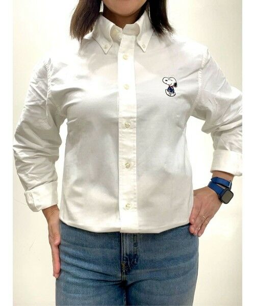 Brooks Brothers / ブルックス ブラザーズ シャツ・ブラウス | Brooks Brothers × PEANUTS スーピマコットン スヌーピーエンブロイダリー カジュアルシャツ Traditional Fit | 詳細7
