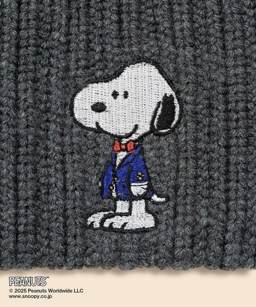 Brooks Brothers / ブルックス ブラザーズ ニットキャップ | Brooks Brothers × PEANUTS　ウール　スヌーピーエンブロイダリー　リブニットキャップ | 詳細6