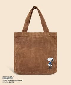 Brooks Brothers / ブルックス ブラザーズ トートバッグ | Brooks Brothers × PEANUTS　コーデュロイ　スヌーピーエンブロイダリー　トートバッグ