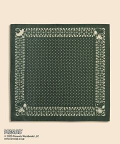 Brooks Brothers / ブルックス ブラザーズ バンダナ・スカーフ | Brooks Brothers × PEANUTS　カシミヤ　スヌーピー　スクエアスカーフ