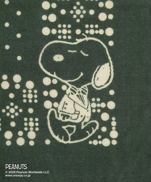Brooks Brothers / ブルックス ブラザーズ バンダナ・スカーフ | Brooks Brothers × PEANUTS　カシミヤ　スヌーピー　スクエアスカーフ | 詳細3