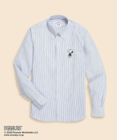 Brooks Brothers / ブルックス ブラザーズ シャツ・ブラウス | Brooks Brothers × PEANUTS　コットンオックスフォード　スヌーピーエンブロイダリー　ボタンダウンシャツ　Classic Fit