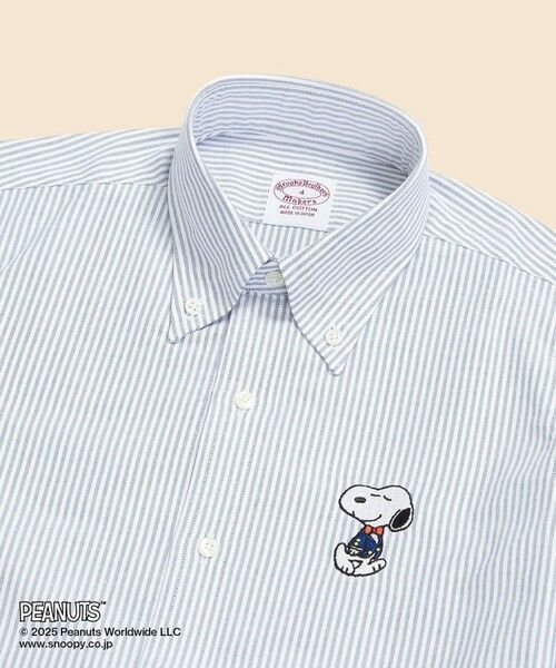 Brooks Brothers / ブルックス ブラザーズ シャツ・ブラウス | Brooks Brothers × PEANUTS コットンオックスフォード スヌーピーエンブロイダリー ボタンダウンシャツ Classic Fit | 詳細1