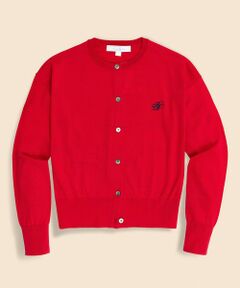 Brooks Brothers / ブルックス ブラザーズ カーディガン・ボレロ | 【Double B Collection】 キュプラ/ナイロン　BBロゴ　カーディガン