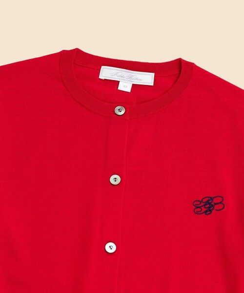 Brooks Brothers / ブルックス ブラザーズ カーディガン・ボレロ | 【Double B Collection】 キュプラ/ナイロン　BBロゴ　カーディガン | 詳細2