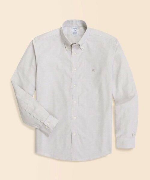 Brooks Brothers / ブルックス ブラザーズ シャツ・ブラウス | ストレッチオックスフォード　GFロゴ　シーズナルカラー　カジュアルシャツ　Regular Fit（グレー）