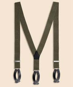Brooks Brothers / ブルックス ブラザーズ ベルト・サスペンダー | ポリエステルストレッチ　ミリタリーサスペンダー　Made in UK