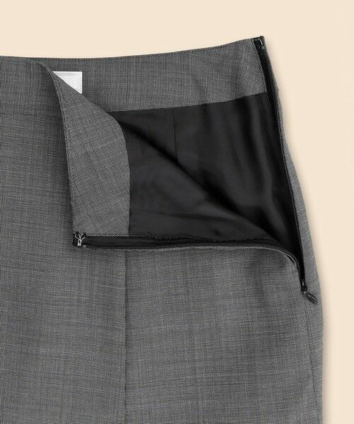 Brooks Brothers / ブルックス ブラザーズ ミニ・ひざ丈スカート | ポリエステル/ウール　ピンヘッド　フレアスカート | 詳細2