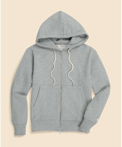 Brooks Brothers / ブルックス ブラザーズ パーカー | コットンフレンチテリー　BBロゴ　フルジップフーディー | 詳細1