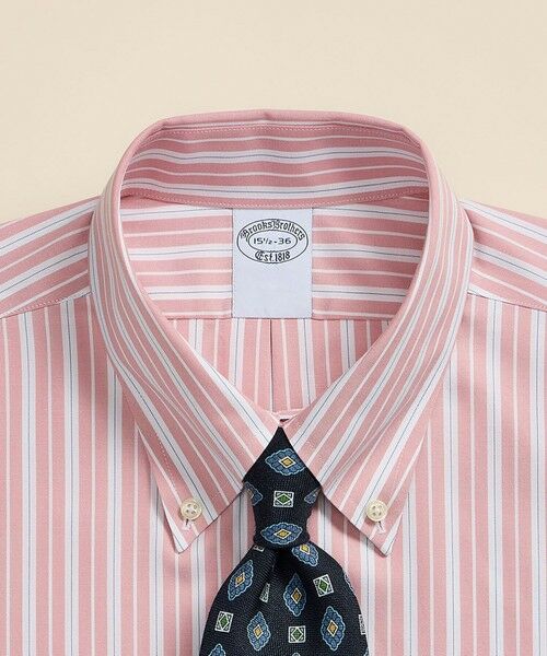 Brooks Brothers / ブルックス ブラザーズ シャツ・ブラウス | スーピマコットン　ストレッチピンポイントオックスフォード　シーズナルパターン　ドレスシャツ　Regular Fit | 詳細7