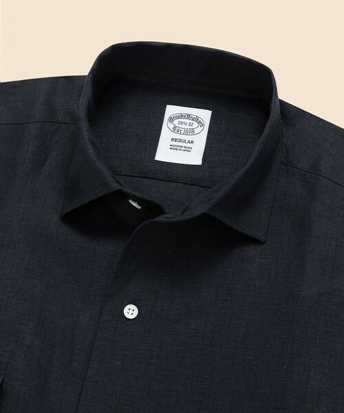Brooks Brothers / ブルックス ブラザーズ シャツ・ブラウス | リプロダクト リネン ワンピースカラー ドレスシャツ Regular Fit | 詳細12