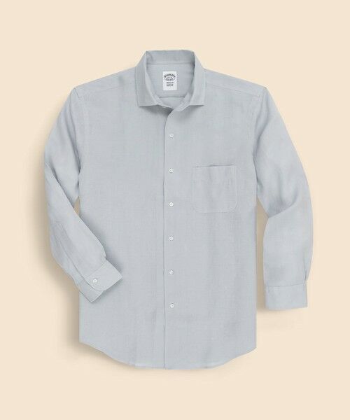 Brooks Brothers / ブルックス ブラザーズ シャツ・ブラウス | リプロダクト　リネン　ワンピースカラー　ドレスシャツ　Regular Fit | 詳細10