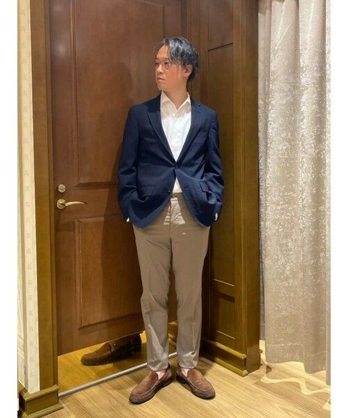 Brooks Brothers / ブルックス ブラザーズ テーラードジャケット | ウール／ポリエステル　シアサッカー　シングル２釦アンコンジャケット　Classic | 詳細6
