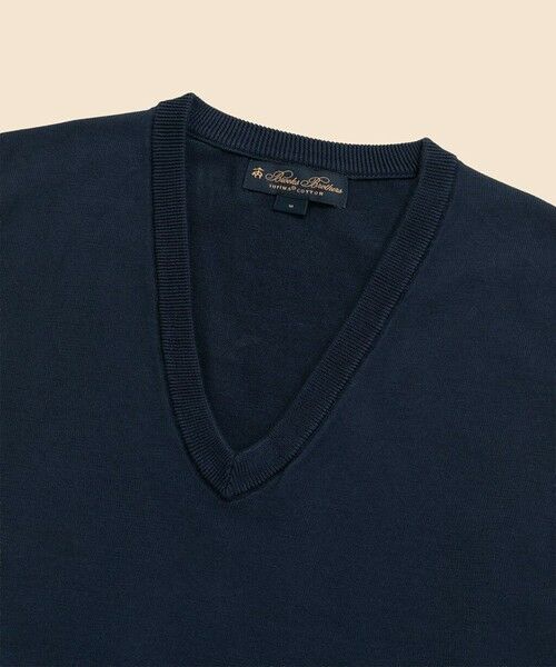 Brooks Brothers / ブルックス ブラザーズ ベスト | スーピマコットン　Ｖネックベスト | 詳細1