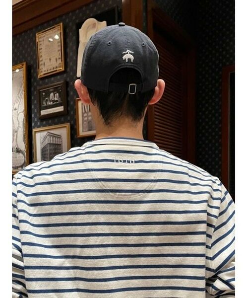 Brooks Brothers / ブルックス ブラザーズ Tシャツ | コットン GFロゴ マリナーストライプ ロングスリーブTシャツ | 詳細7