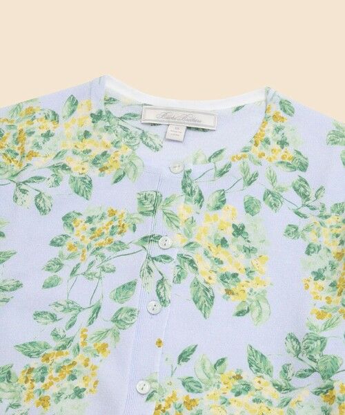 Brooks Brothers / ブルックス ブラザーズ カーディガン・ボレロ | コットン　フローラルプリント　クルーネック　カーディガン | 詳細2