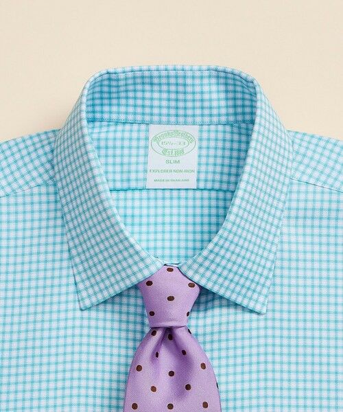 Brooks Brothers / ブルックス ブラザーズ シャツ・ブラウス | Brooks Brothers Explorer　スーピマコットンブレンド　シーズナルパターン　ドレスシャツ　Slim Fit | 詳細1