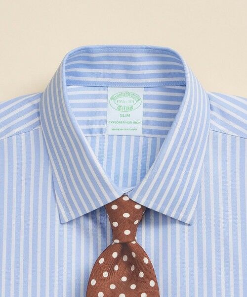 Brooks Brothers / ブルックス ブラザーズ シャツ・ブラウス | Brooks Brothers Explorer　スーピマコットンブレンド　シーズナルパターン　ドレスシャツ　Slim Fit | 詳細13