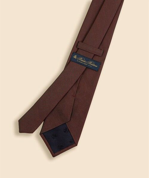 Brooks Brothers / ブルックス ブラザーズ ネクタイ | シルク　バスケットウィーブ　ソラーロ　ソリッドタイ | 詳細3