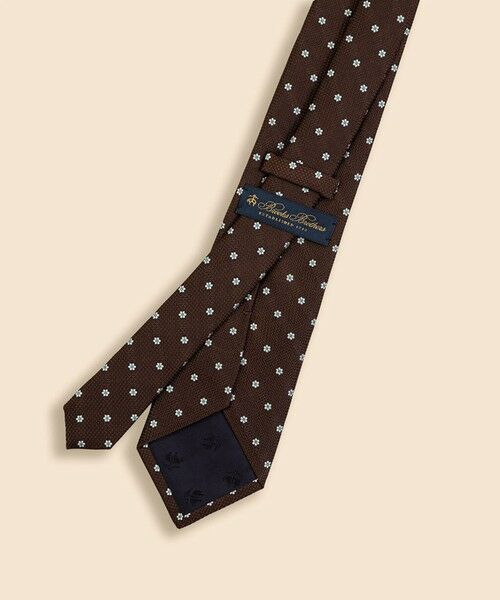 Brooks Brothers / ブルックス ブラザーズ ネクタイ | シルク　バスケットウィーブ　フラワーモチーフタイ | 詳細1