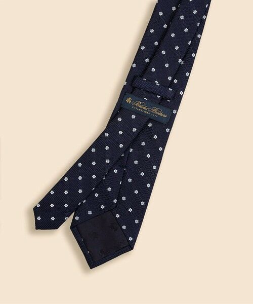 Brooks Brothers / ブルックス ブラザーズ ネクタイ | シルク　バスケットウィーブ　フラワーモチーフタイ | 詳細2