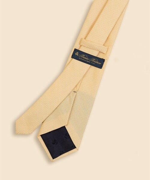 Brooks Brothers / ブルックス ブラザーズ ネクタイ | シルク／リネン　バスケットウィーブ　ソリッドタイ | 詳細1