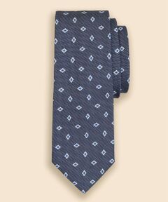 Brooks Brothers / ブルックス ブラザーズ ネクタイ | シルク　ヘリンボーン　フラワーモチーフタイ