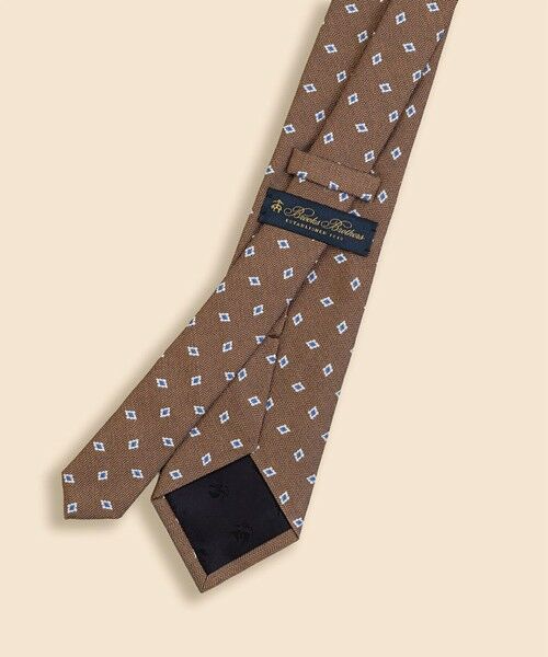 Brooks Brothers / ブルックス ブラザーズ ネクタイ | シルク　ヘリンボーン　フラワーモチーフタイ | 詳細1