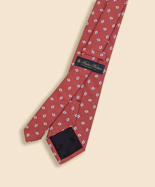 Brooks Brothers / ブルックス ブラザーズ ネクタイ | シルク　ヘリンボーン　フラワーモチーフタイ | 詳細3