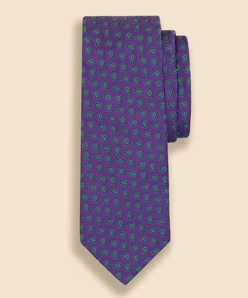 Brooks Brothers / ブルックス ブラザーズ ネクタイ | シルク　ペイズリー　ジャカードタイ（パープル）