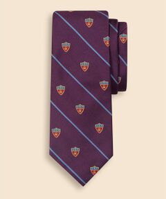 Brooks Brothers / ブルックス ブラザーズ ネクタイ | シルク　クレスト　BB#3ストライプ　レップタイ