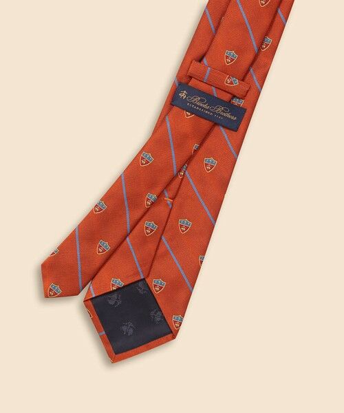 Brooks Brothers / ブルックス ブラザーズ ネクタイ | シルク　クレスト　BB#3ストライプ　レップタイ | 詳細2