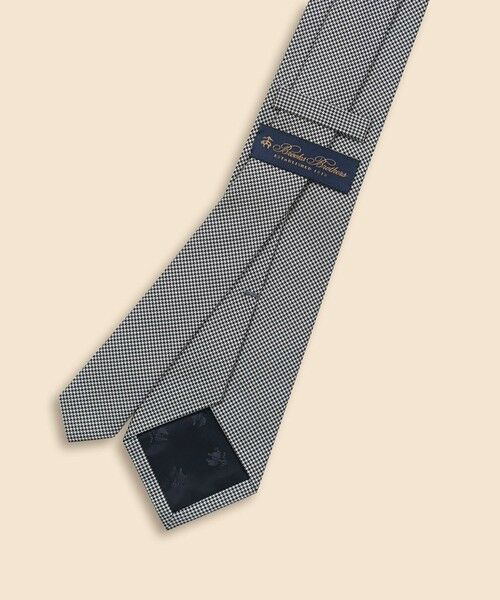 Brooks Brothers / ブルックス ブラザーズ ネクタイ | シルク　マイクロハウンドトゥース　フォーマルタイ | 詳細1